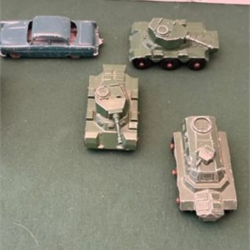 Vintage Lesney Matchbox Military Vehicle Lot Saladin Armoured Car Tanks 10pc